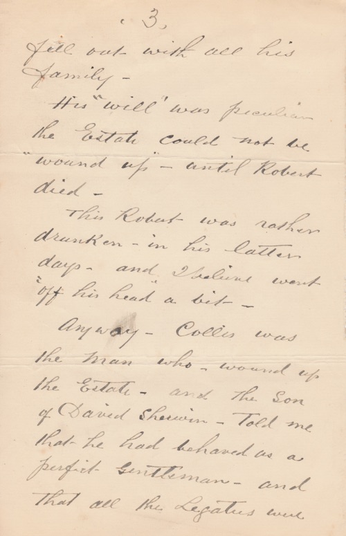 John Beardmore of Hanley's letter to Edward - page 3